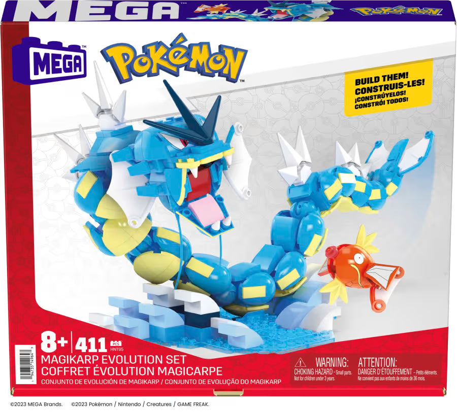 Mattel MEGA Pokemon Magikarp Evolution Playset