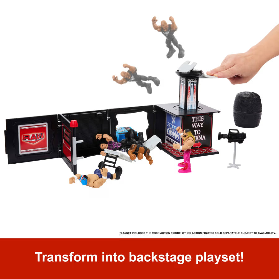 WWE Knuckle Crunchers Microphone Playset
