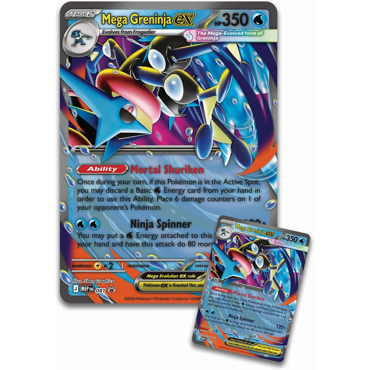 Pokemon TCG: Mega Greninja ex Premium Collection