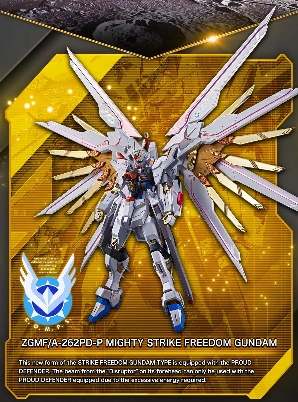 Tamashii Nations - METAL ROBOT SPIRITS MIGHTY STRIKE FREEDOM GUNDAM FINAL BATTLE Ver.