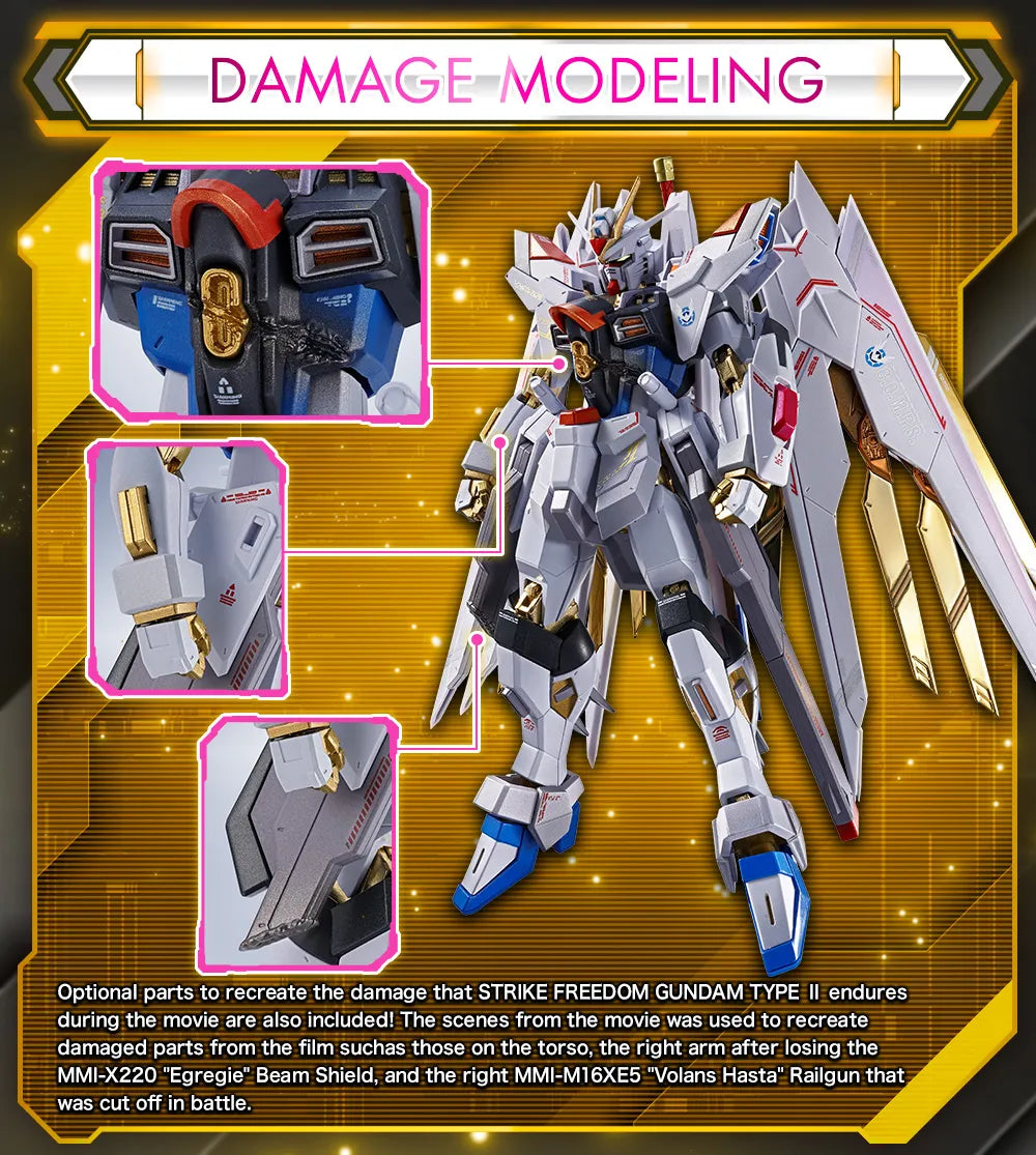 Tamashii Nations - METAL ROBOT SPIRITS MIGHTY STRIKE FREEDOM GUNDAM FINAL BATTLE Ver.