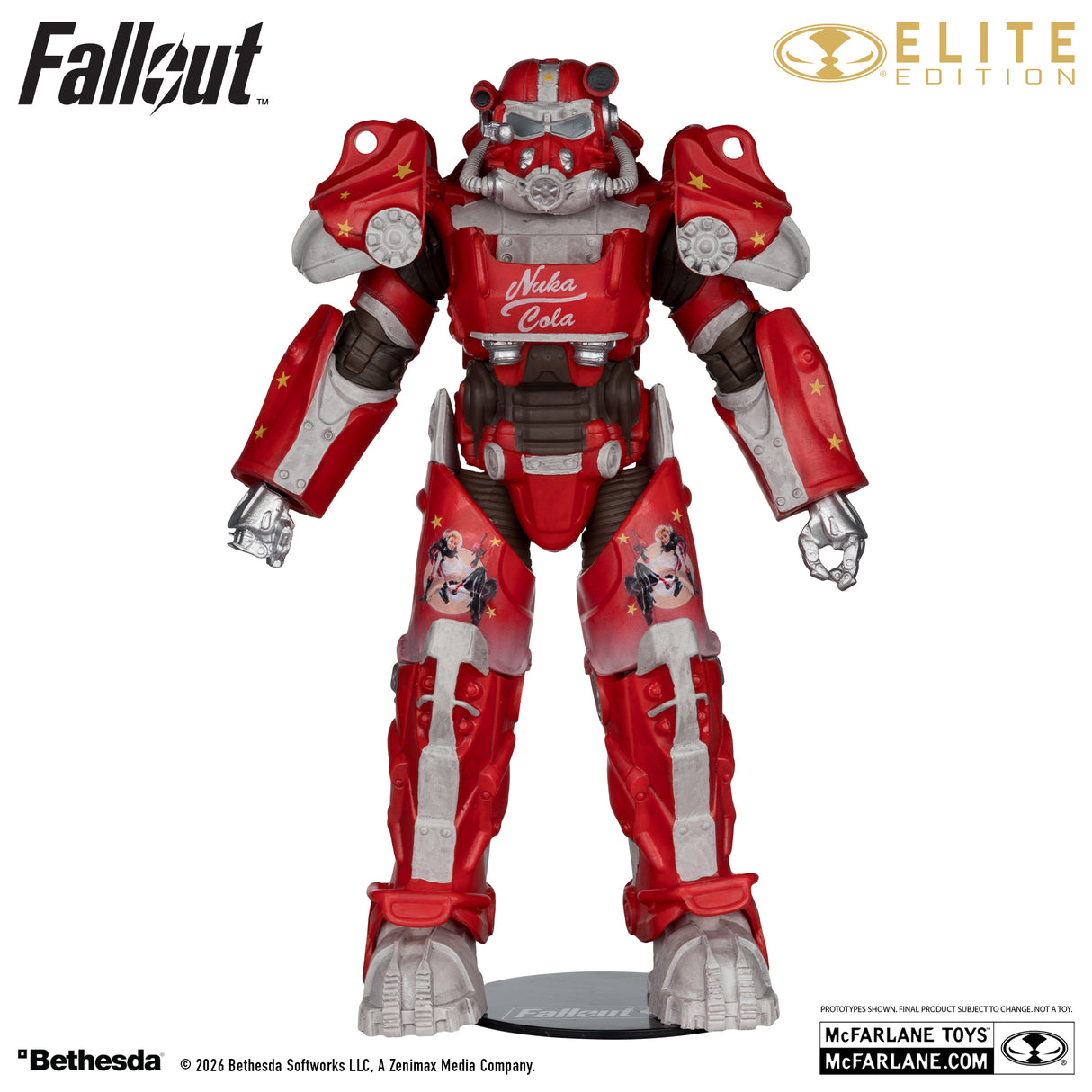 McFarlane Elite Edition 7IN : Fallout 76 - Nuka Cola T-60 (Gold Label)