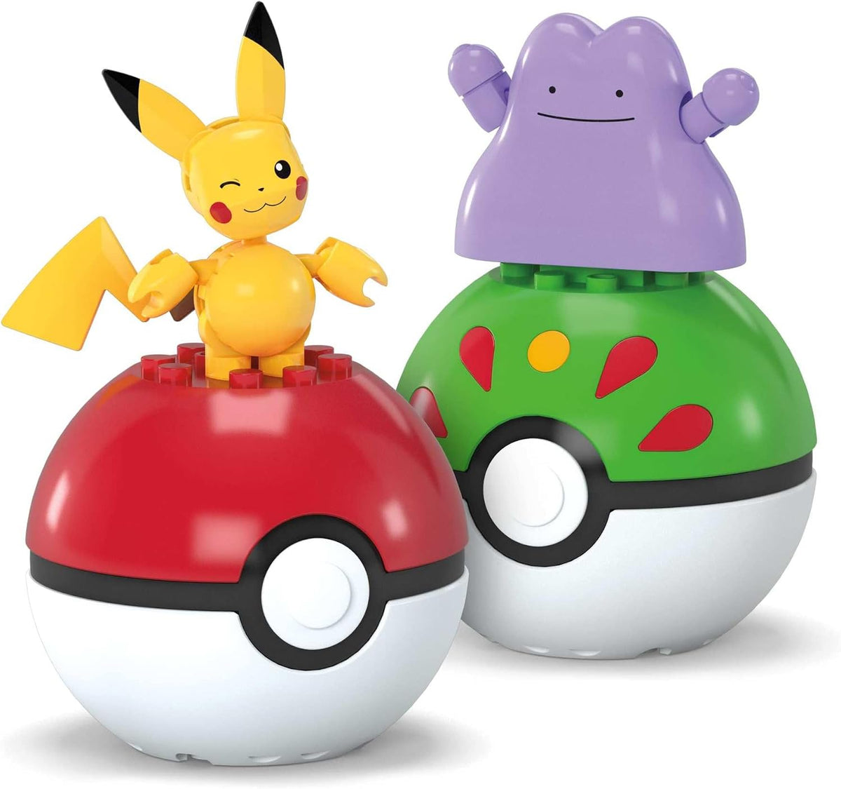 Pokemon Poke Ball 2 Pack: Ditto & Pikachu