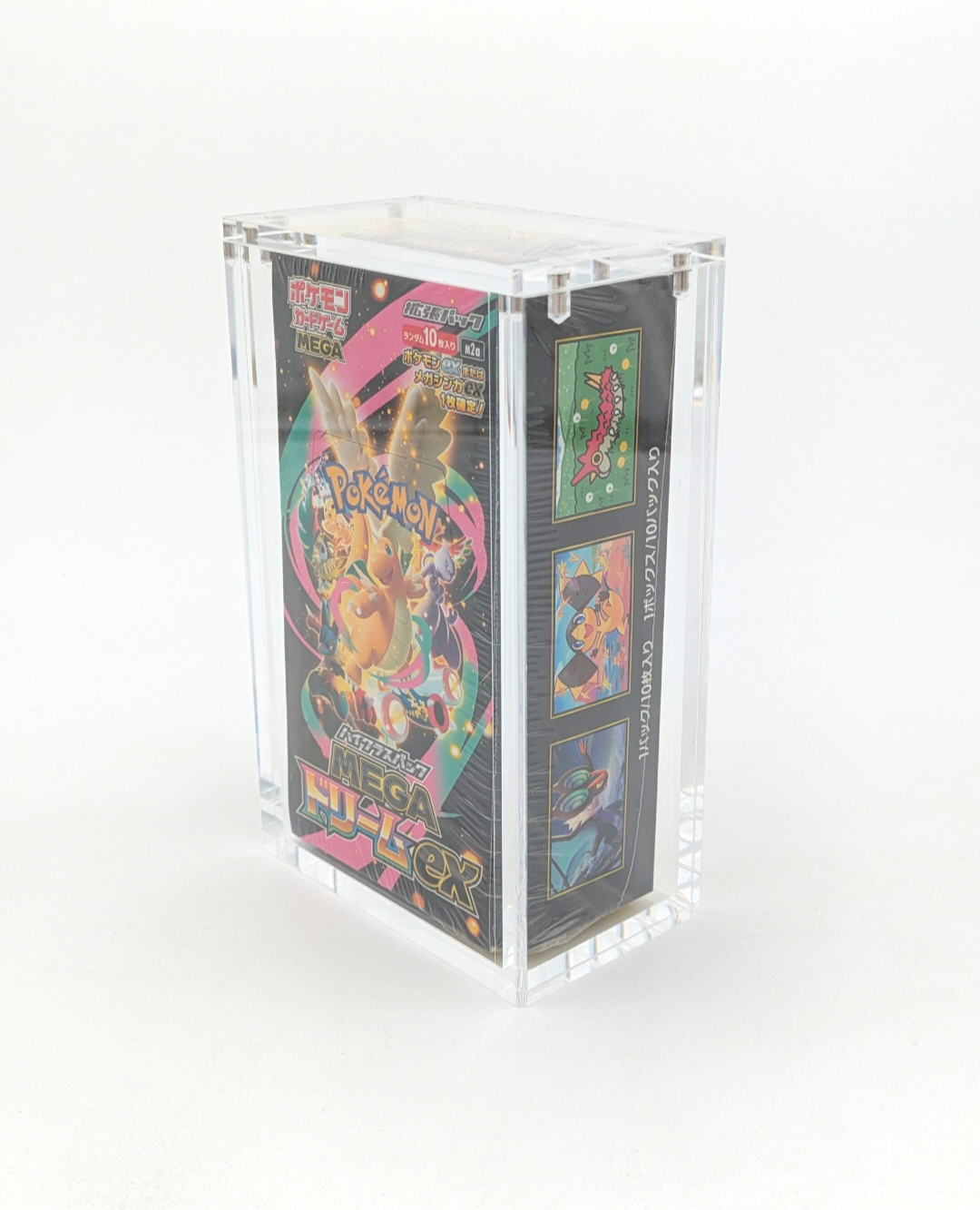 Clear Acrylic Japanese Booster Box Display Case - High Class - Magnetic Lid