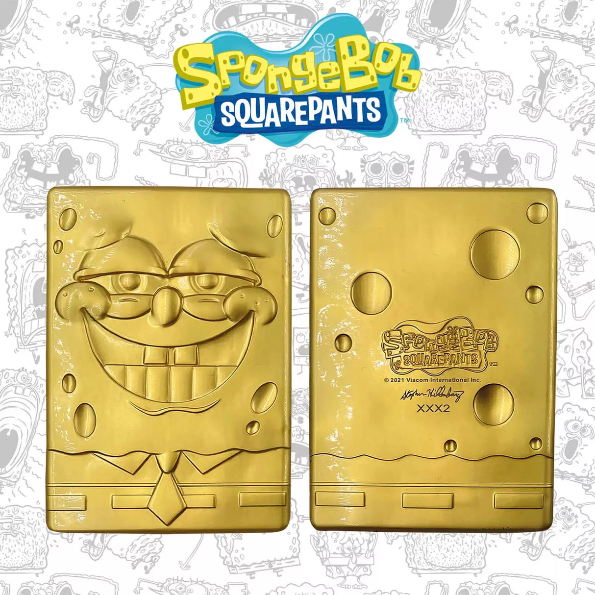 SpongeBob 24k Gold plated Limited Edition Collectible
