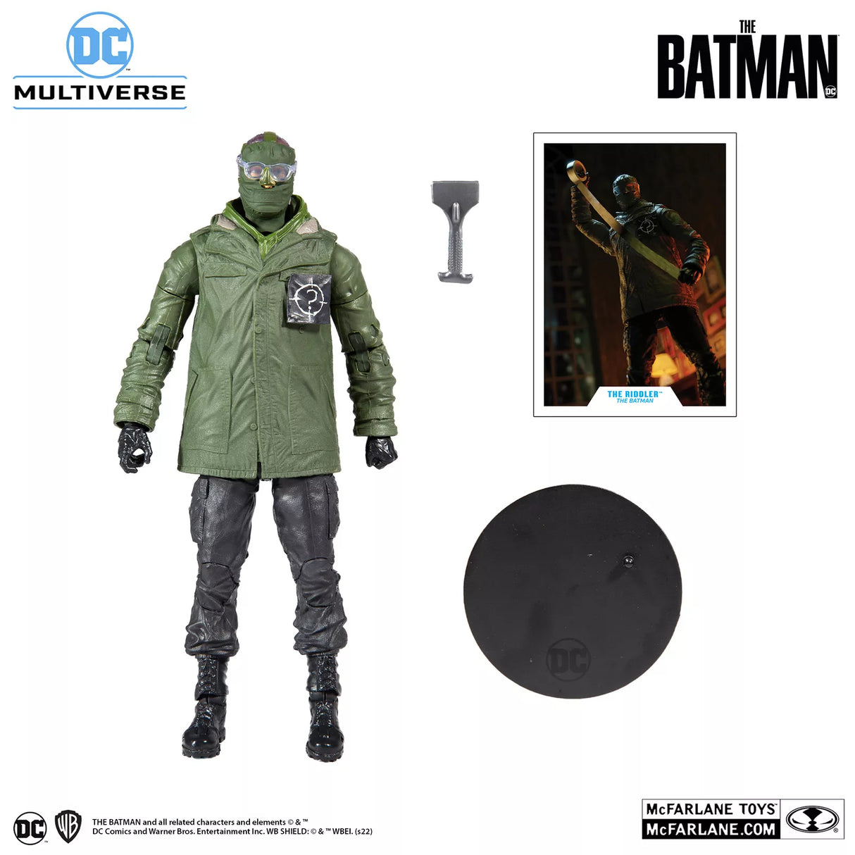 DC Multiverse: The Batman Movie: Action Figure: Wave 1: The Riddler
