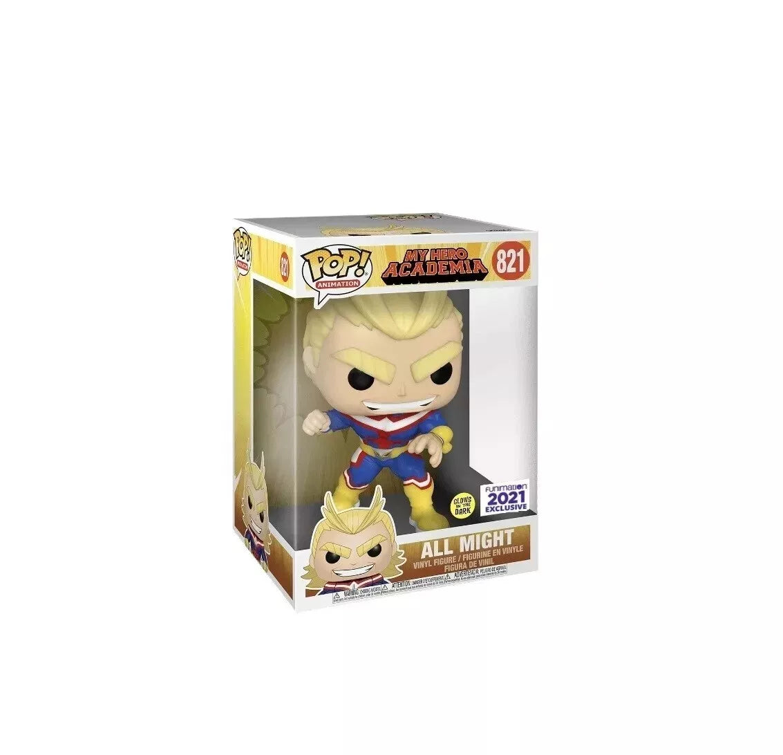 Funko POP! Animation: My Hero Academia: All Might 10 inch (Glow in The Dark) - 821