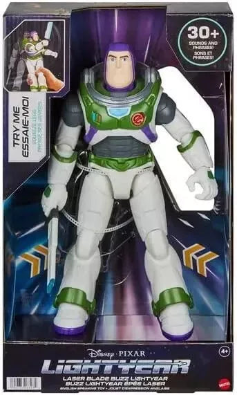 Disney Pixar Talking Buzz Lightyear 12 Inch Action Figure with Motion, Light and Sound