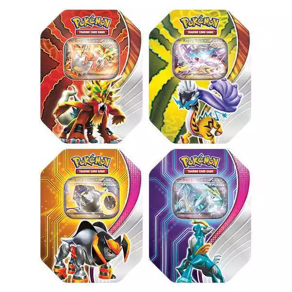 Pokemon TCG: Paradox Destinies Tins - Sealed Case 8 PCS