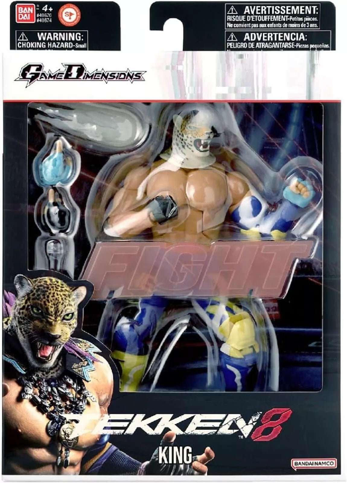 BANDAI Game Dimensions Tekken King Figure