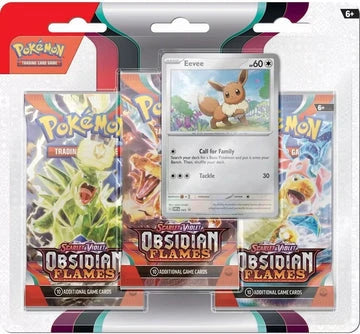 Pokemon TCG: Scarlet & Violet 3 Obsidian Flames 3-Pack Display