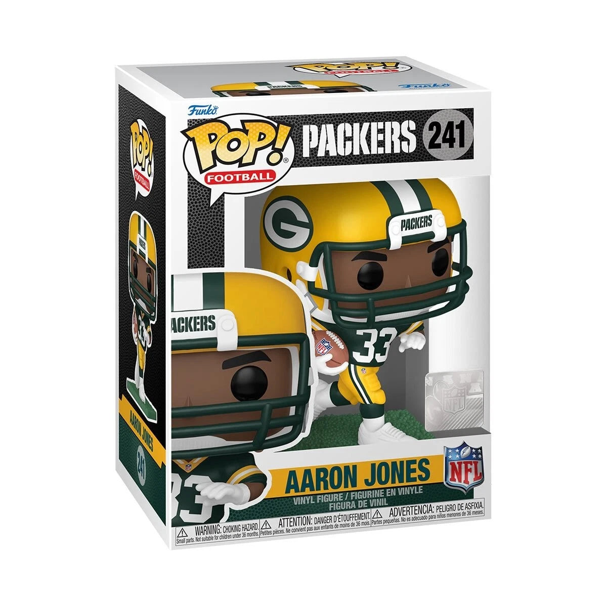 Funko POP! Football: NFL Green Bay Packers - Aaron Jones - 241