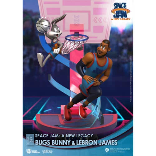 Beast Kingdom - Space Jam: A New Legacy Bugs Bunny & Lebron James Figure