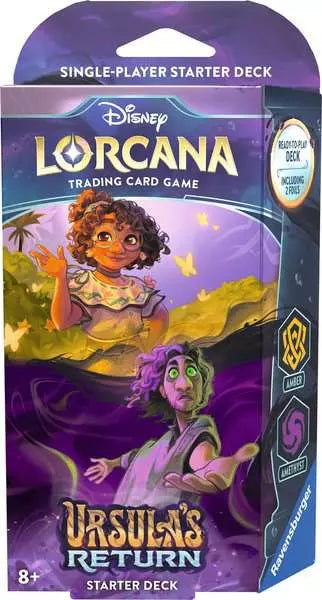 Disney Lorcana TCG - Set 4 - Ursula's Return - Starter Deck - Amber & Amethyst