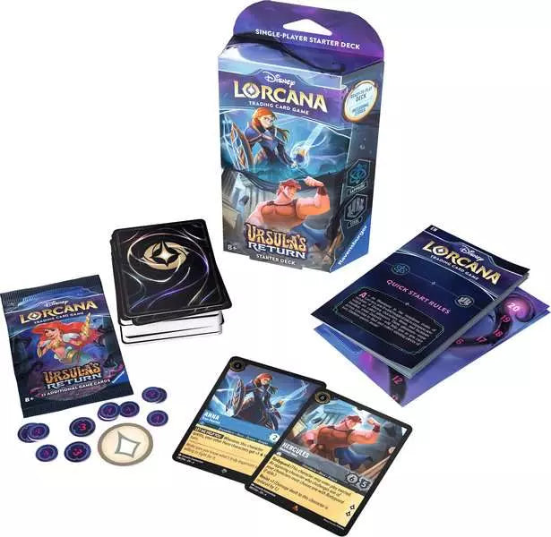 Disney Lorcana TCG - Set 4 - Ursula's Return - Starter Deck - Sapphire & Steel