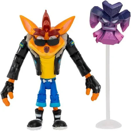 Crash Bandicoot Action Figure: Biker Crash with Mask