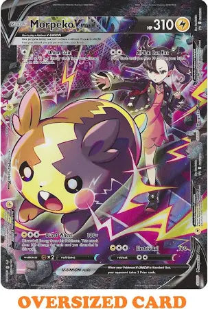 Pokemon TCG: Sword & Shield 12.5 - Morpeko V-Union Promotional JUMBO Card SWSH289