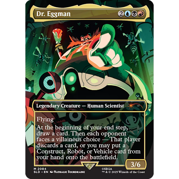 Magic: The Gathering - WPN Exclusive Non Foil Secret Lair - Sonic The Hedgehog: Friends & Foes