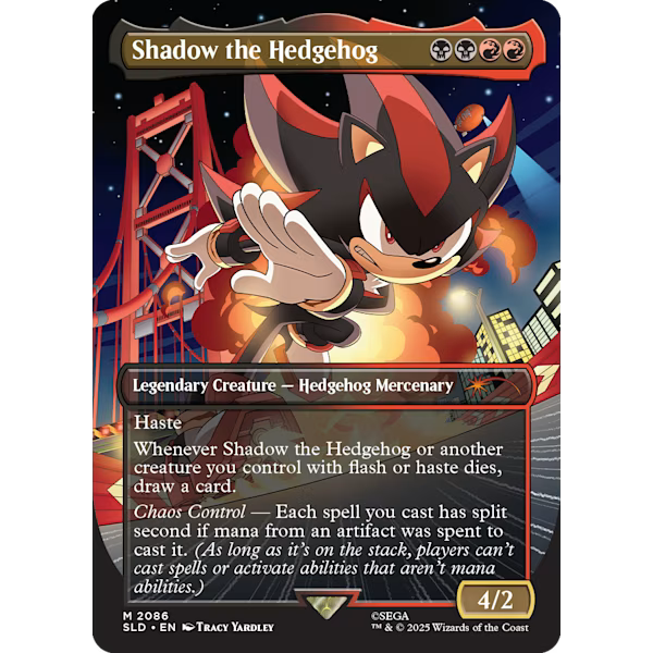 Magic: The Gathering - WPN Exclusive Non Foil Secret Lair - Sonic The Hedgehog: Friends & Foes