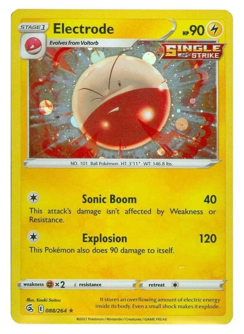 Pokemon TCG: Electrode Holo 088/264 Single Card