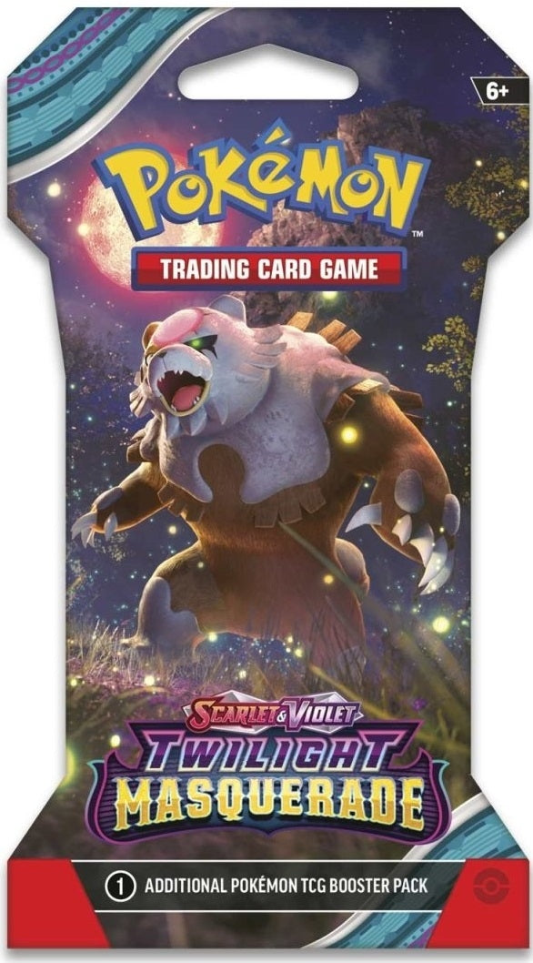 Pokemon TCG: Twilight Masquerade Sleeved Booster - Case of 24