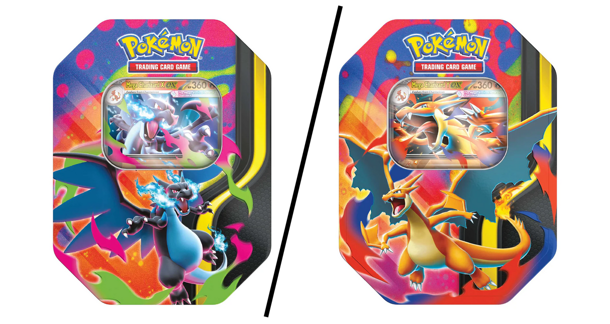 Pokemon TCG: Mega Charizard ex Tin - Assorted (Random)