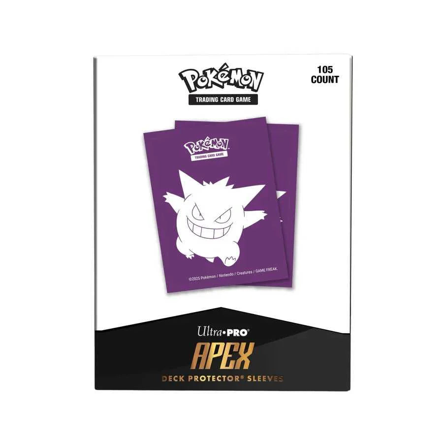 Ultra Pro - 105ct Apex Deck Protector Sleeves - Pokemon Elite Gengar