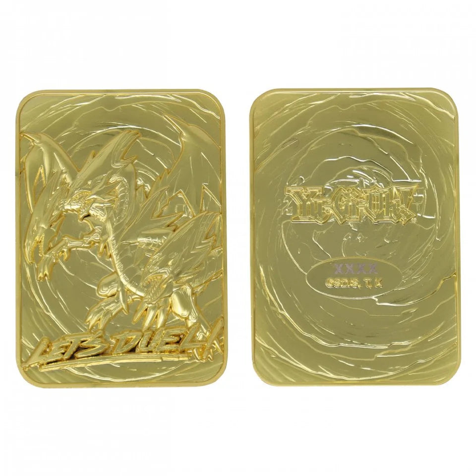 Yu-Gi-Oh! Limited Edition 24K Gold Plated Collectible - Blue Eyes Ultimate Dragon