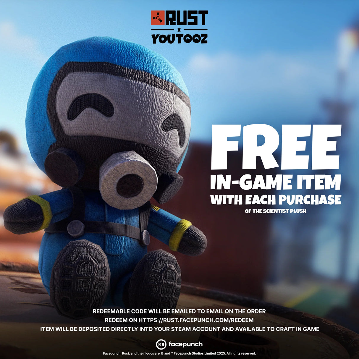 Youtooz - Rust: Scientist Plush (9IN)