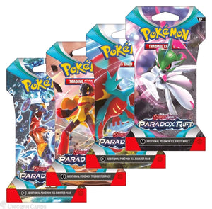 Pokemon TCG: Paradox Rift Sleeved Booster Pack Art Bundle [Set of 4]