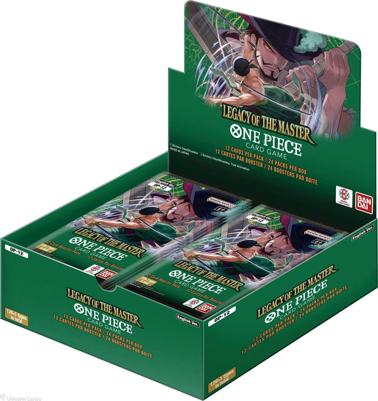 One Piece TCG - Booster Box 24 Packs (OP-12) LEGACY OF THE MASTER