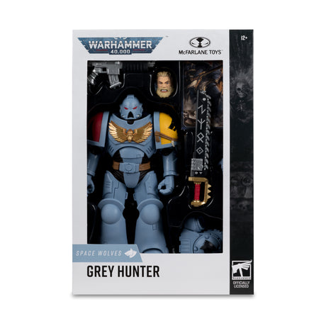 Warhammer 40000 7IN Figures WV12 - Space Wolves Grey Hunter