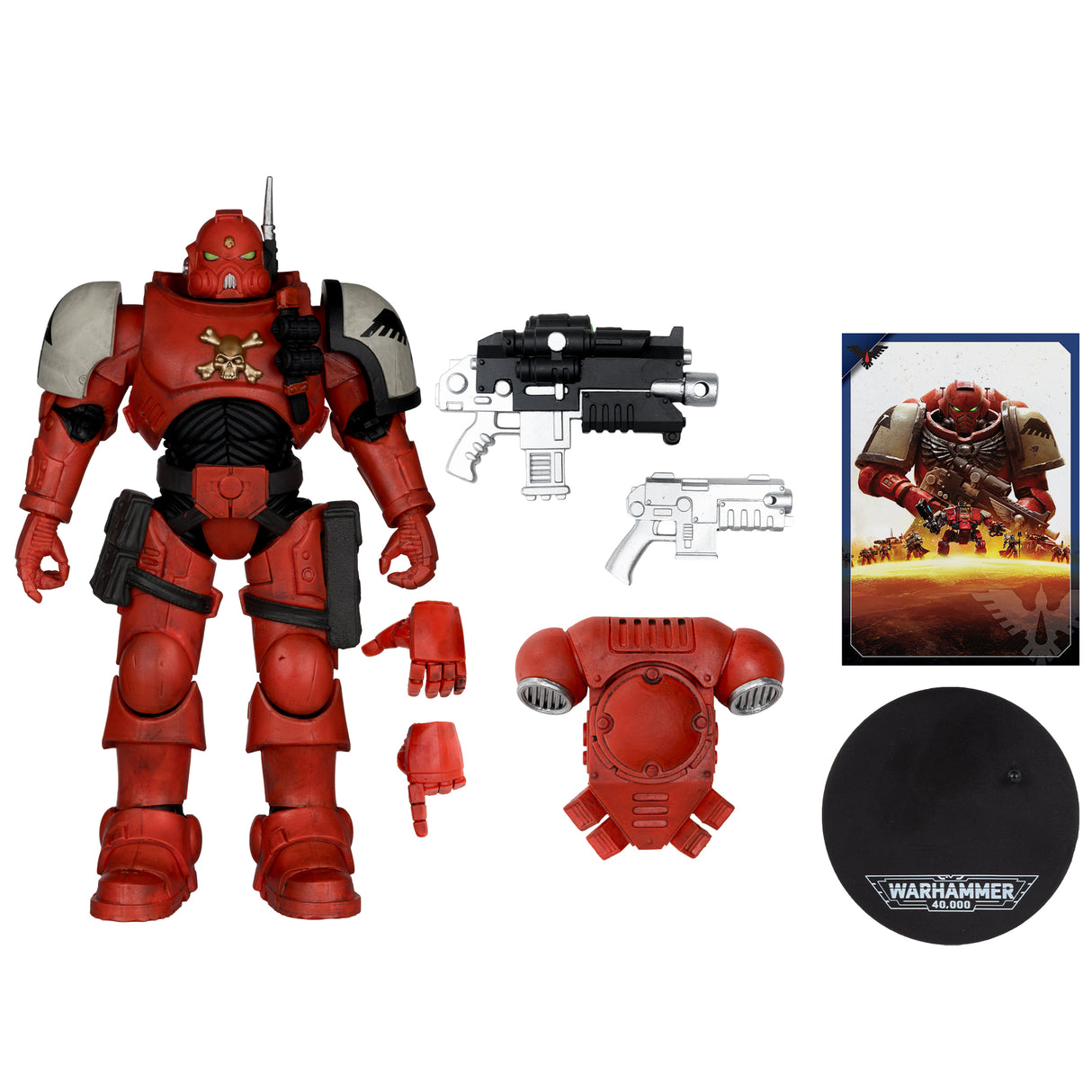 Warhammer 40000 7IN Figures WV12 - Blood Ravens Sergeant Infiltrator (Dawn Of War 4)
