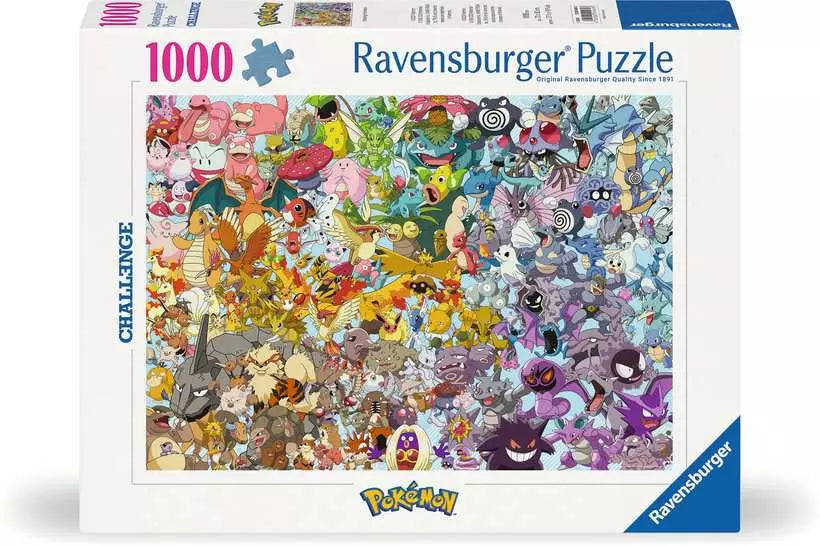 Pokemon Jigsaw Puzzle: Pokemon (1000 pieces) Challenge