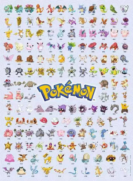 Pokemon Jigsaw Puzzle: Pokemon (500 pieces) Portrait