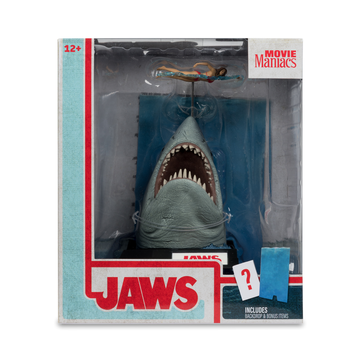 Jaws Movie Maniacs PVC Statue Jaws (50Th Anniversary) 16 Cm - McFarlane