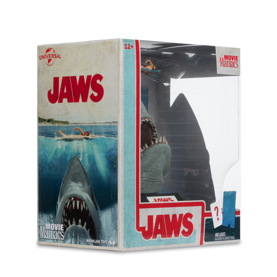 Jaws Movie Maniacs PVC Statue Jaws (50Th Anniversary) 16 Cm - McFarlane