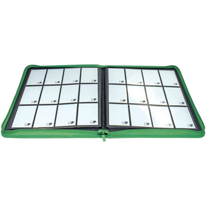 Ultra Pro - 12 Pocket Zippered Pro Binder - Green