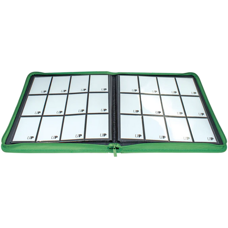 Ultra Pro - 12 Pocket Zippered Pro Binder - Green