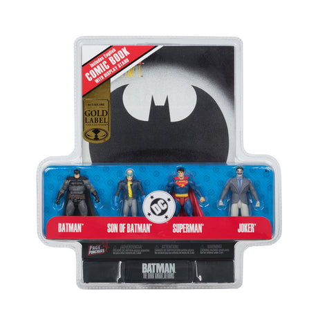 DC Direct Page Punchers Action Figure 4-Pack Batman & Son of Batman & Superman & Joker 7cm McFarlane