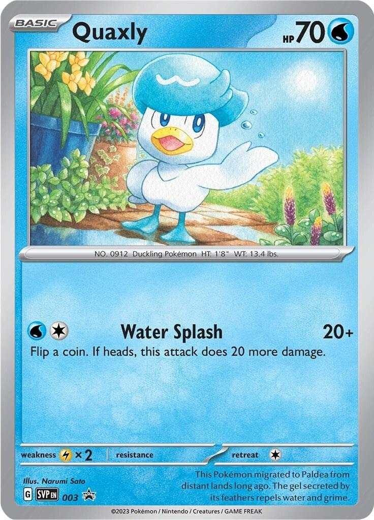 Pokemon TCG: Scarlet & Violet Promo SVP003 Quaxly
