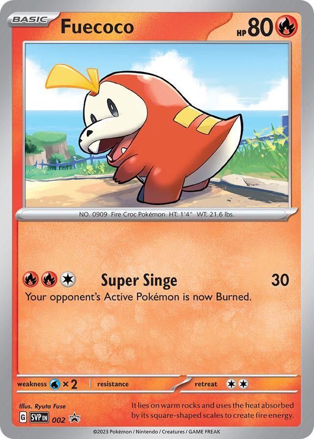 Pokemon TCG: Scarlet & Violet Promo SVP002 Fuecoco