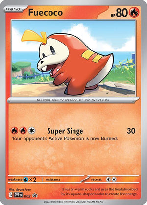 Pokemon TCG: Scarlet & Violet Promo SVP002 Fuecoco