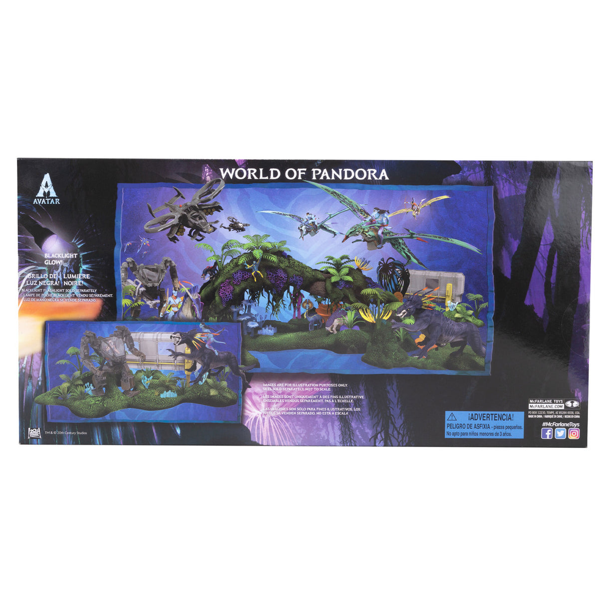 McFarlane Avatar Way of Pandora Shack Site Battle Playset