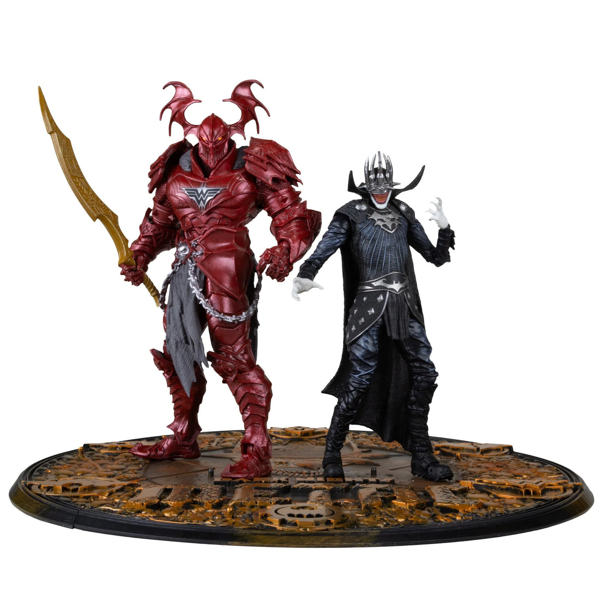 DC Comics - Batman Who Laughs [4 (Knight Armor) & The Merciless (Dark Multiverse) 2-Pack McFarlane