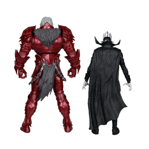 DC Comics - Batman Who Laughs [4 (Knight Armor) & The Merciless (Dark Multiverse) 2-Pack McFarlane