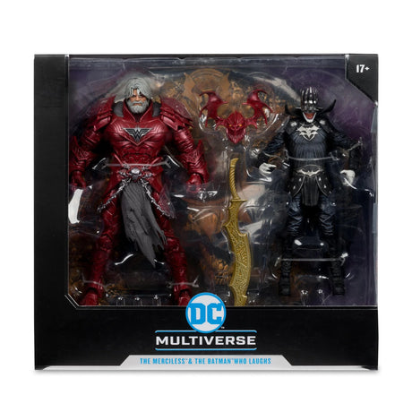DC Comics - Batman Who Laughs [4 (Knight Armor) & The Merciless (Dark Multiverse) 2-Pack McFarlane
