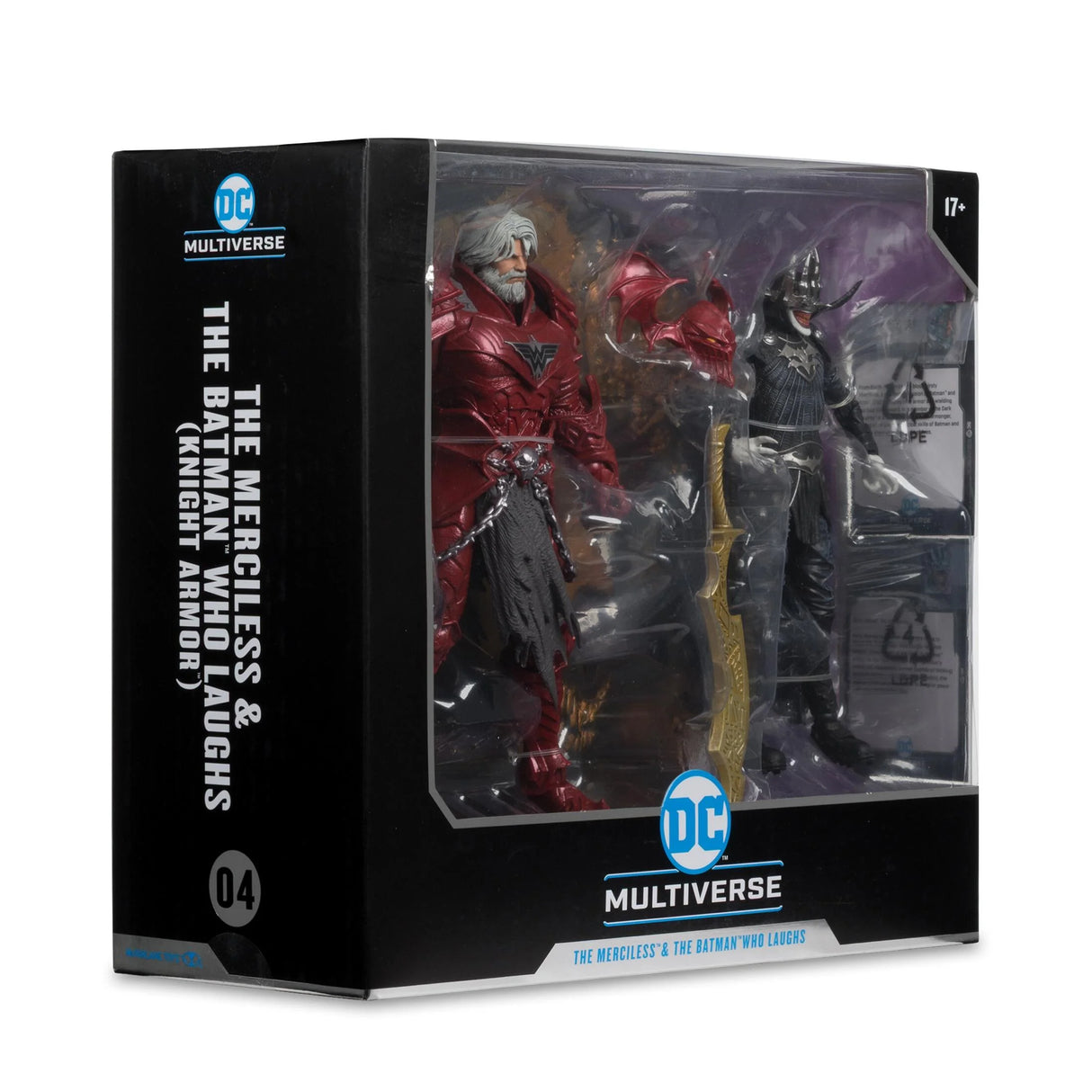 DC Comics - Batman Who Laughs [4 (Knight Armor) & The Merciless (Dark Multiverse) 2-Pack McFarlane