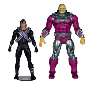 McFarlane DC Multiverse 7IN With Megafig 2PK : Mongul VS Kryptonian Suit Superman
