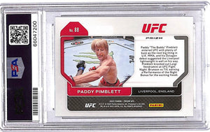 2022 Panini Prizm UFC #88 Paddy Pimblett Silver Prizm PSA MINT 9